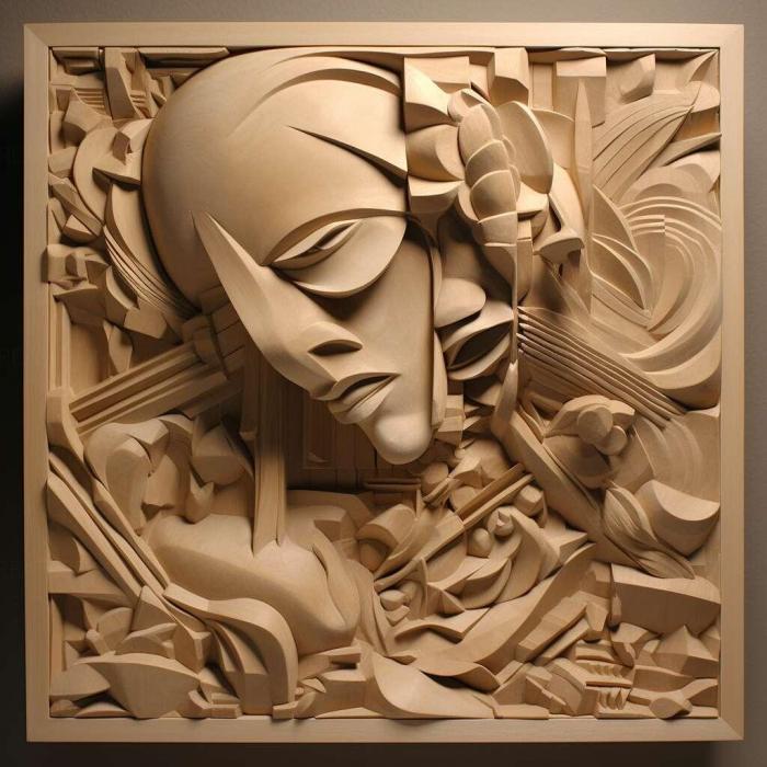 نموذج ثلاثي الأبعاد لآلة CNC 3D Art 